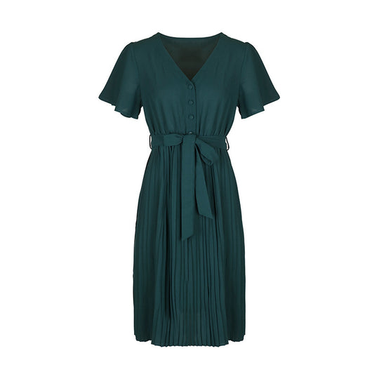 Elegant Women's French Retro Dress