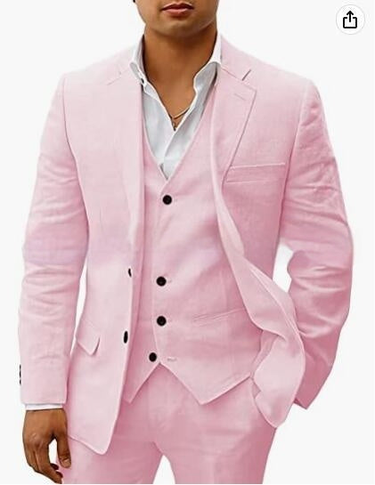 Casual Groom Wedding Banquet Suit