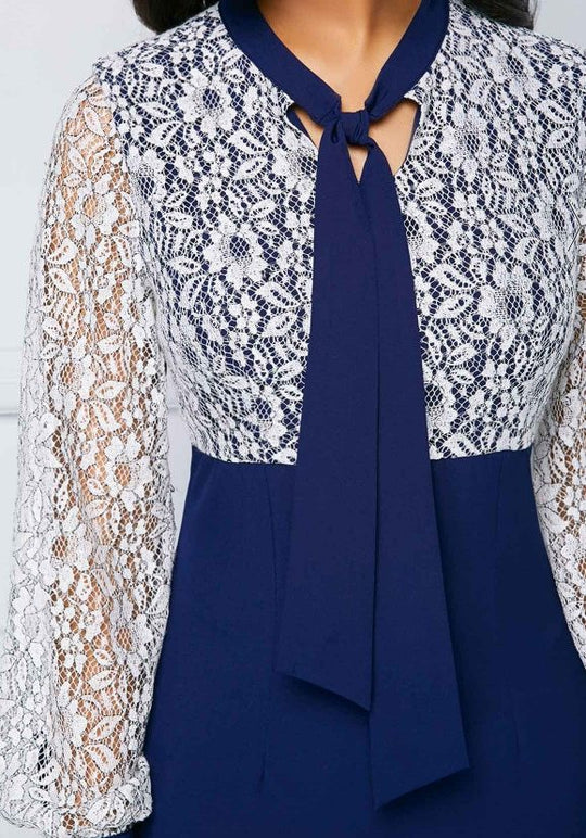 Lace office elegant dress