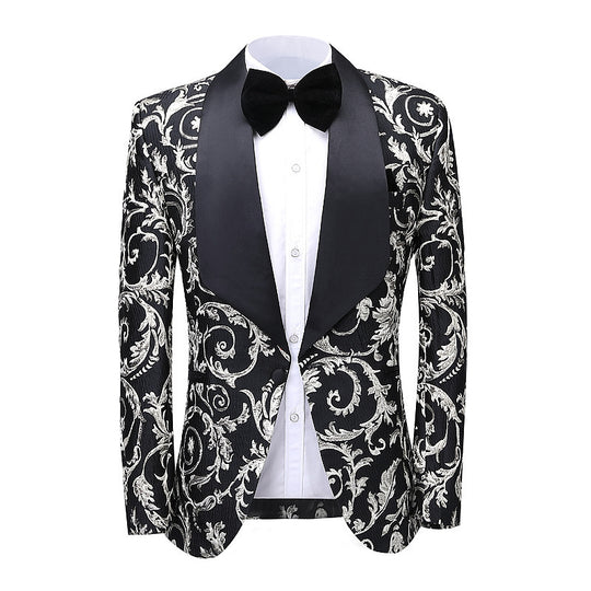 Mens Two-Piece Elegant Style Suit