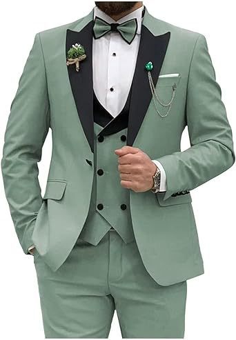 Men's Three-piece Slim Fit Formal Suit