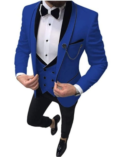 Men's Three-Piece Groomsman Suit