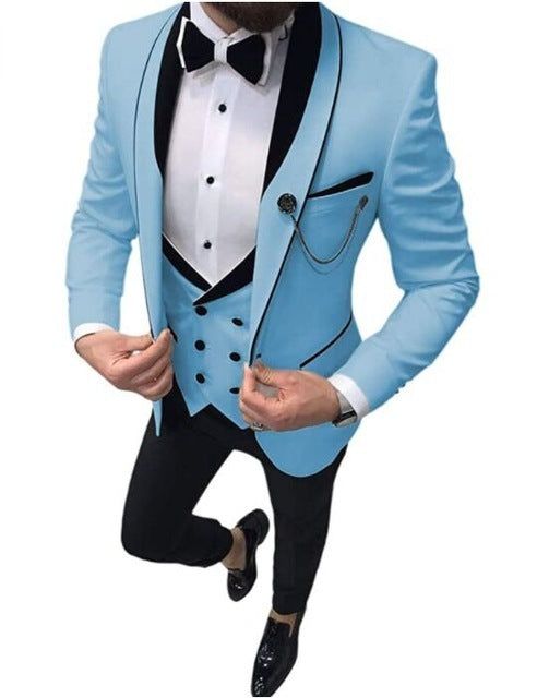 Men's Three-Piece Groomsman Suit