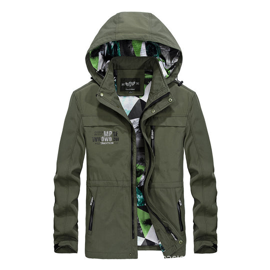 Casual hooded outdoor jacket