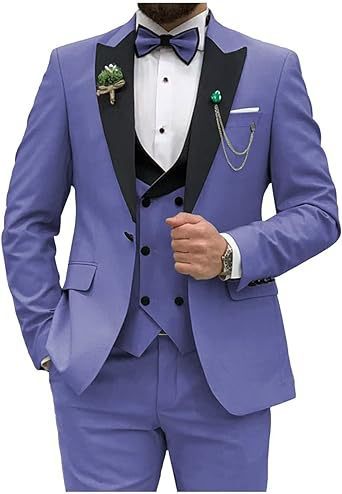 Men's Three-piece Slim Fit Formal Suit