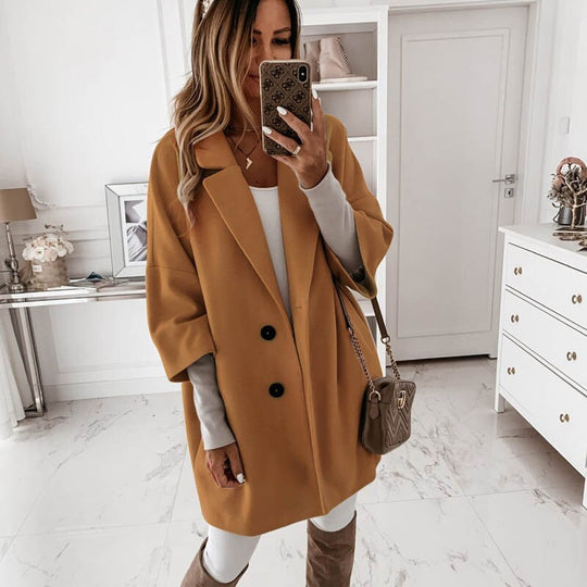 Women Warm Elegant Vintage Coat