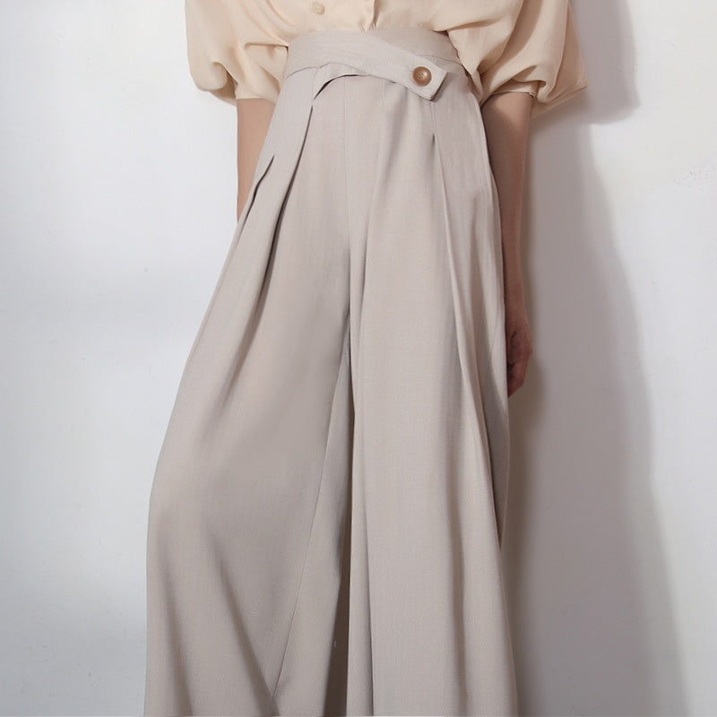 High-quality wide-leg pants