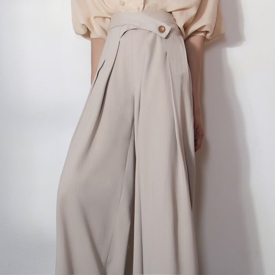 High-quality wide-leg pants