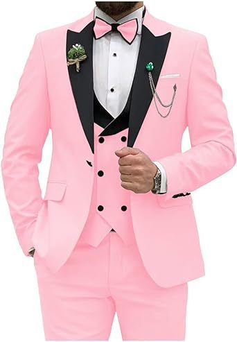 Men's Three-piece Slim Fit Formal Suit