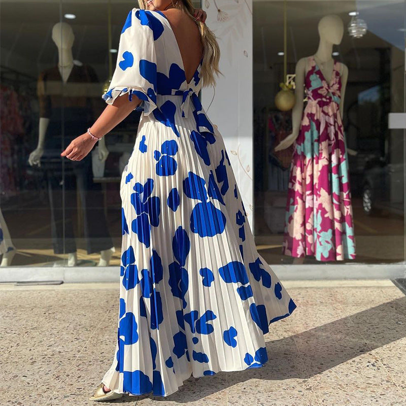 Women's Fashion Elegant Printed Dress