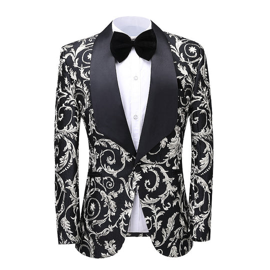 Mens Two-Piece Elegant Style Suit