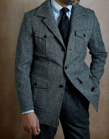 Men's Three-piece Peaky Blinder Vintage Suit