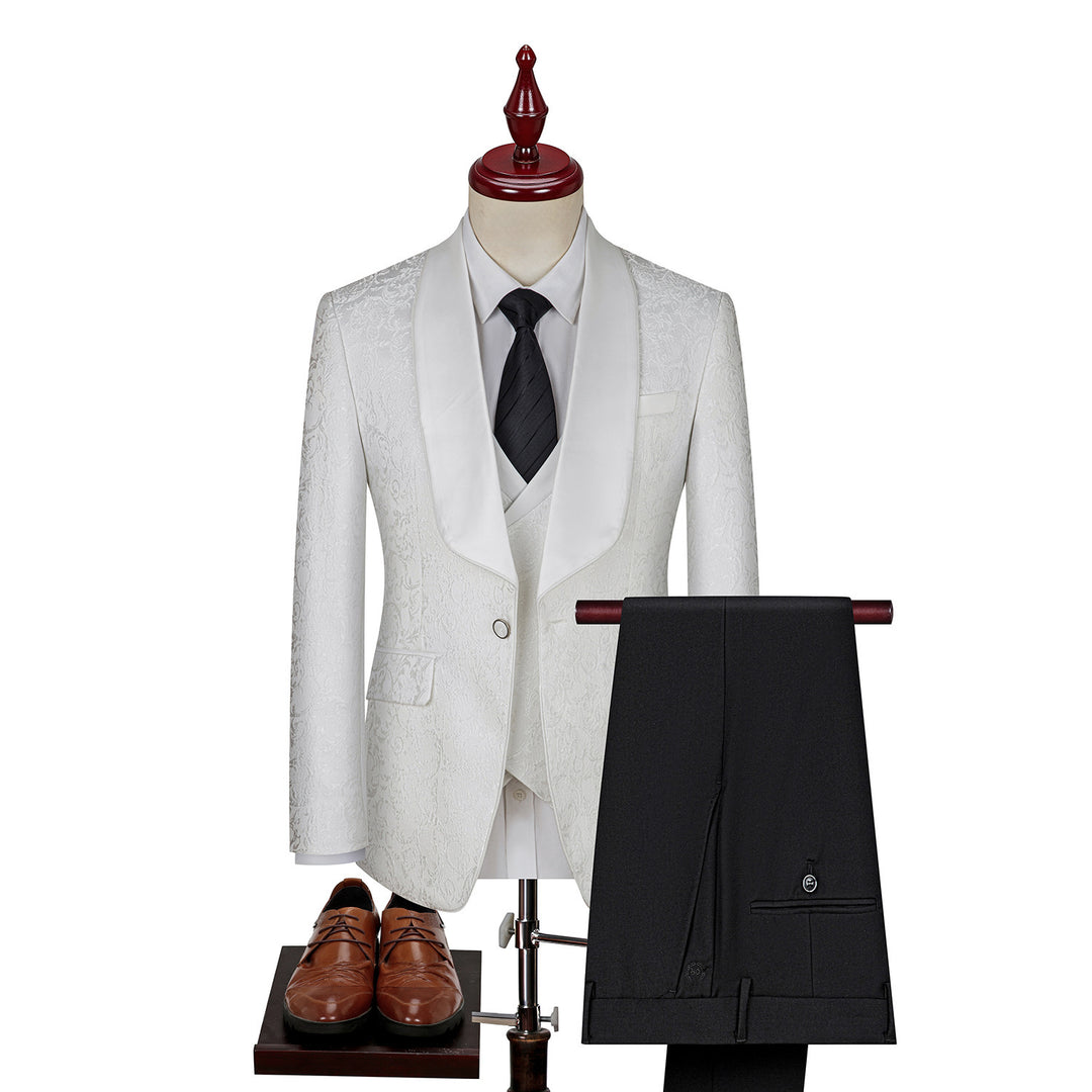 Men's Jacquard  Wedding/Business Suit