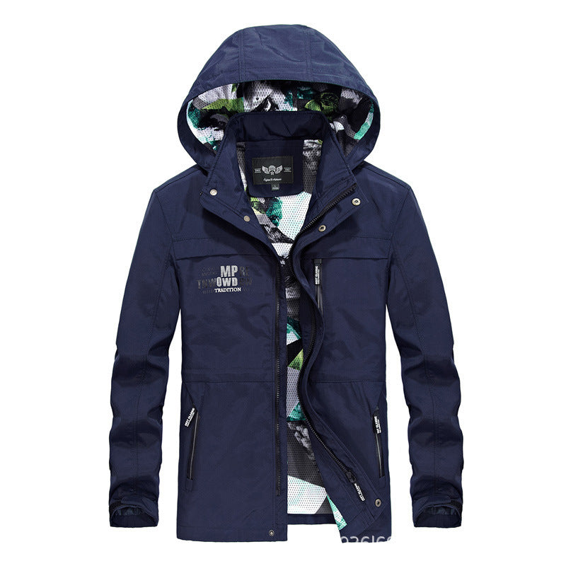 Casual hooded outdoor jacket