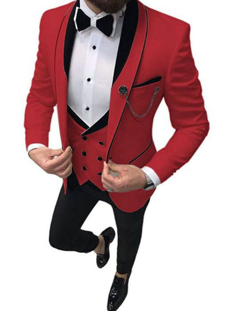 Men's Three-Piece Groomsman Suit