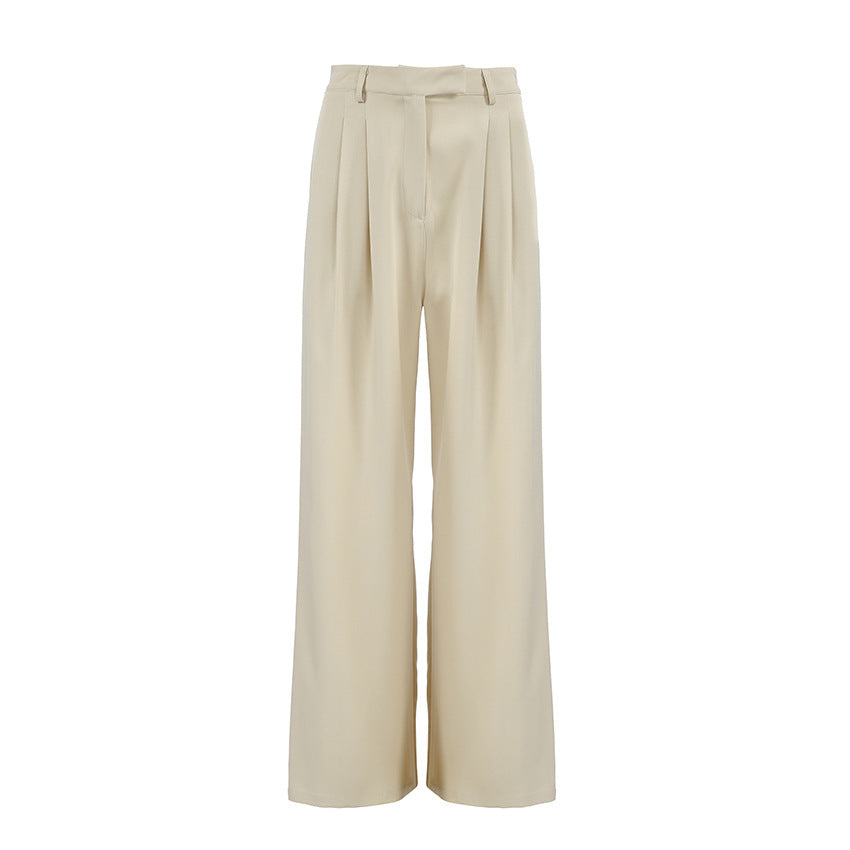 Commuter High Waist Loose Trousers