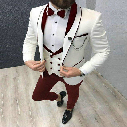 Men's Three-Piece Groomsman Suit