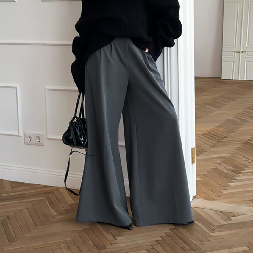 Commuter High Waist Loose Trousers