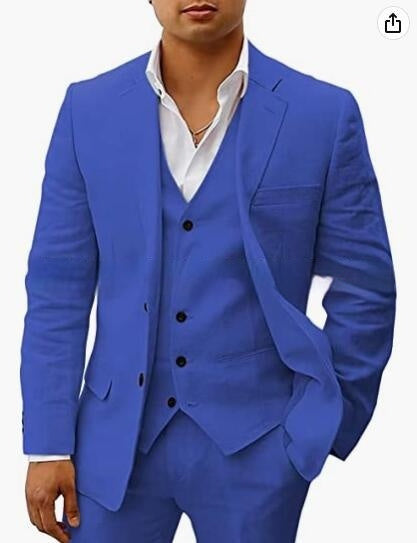 Casual Groom Wedding Banquet Suit