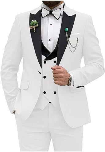 Men's Three-piece Slim Fit Formal Suit