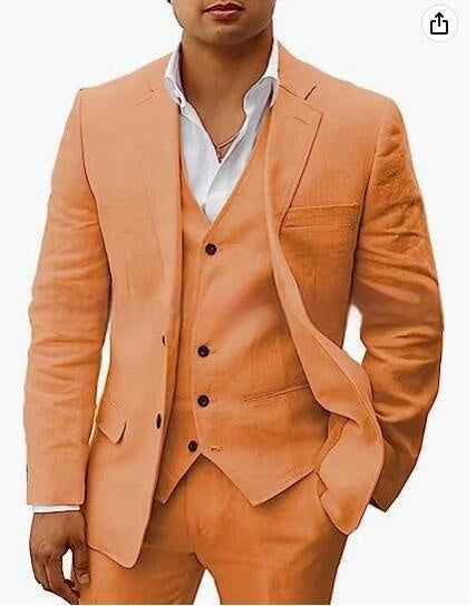 Casual Groom Wedding Banquet Suit