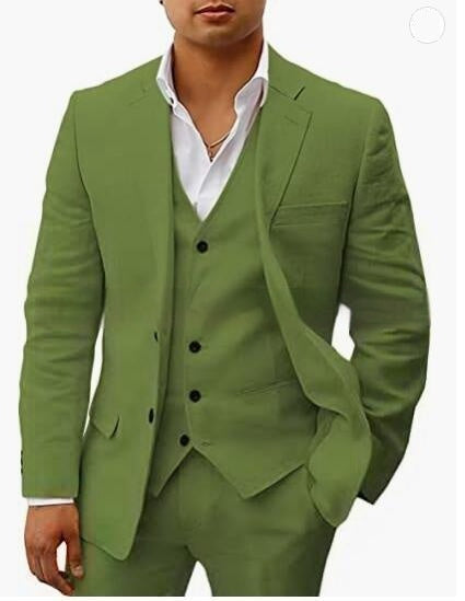 Casual Groom Wedding Banquet Suit