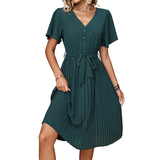 Elegant Women's French Retro Dress