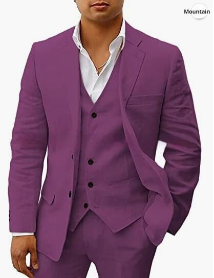 Casual Groom Wedding Banquet Suit